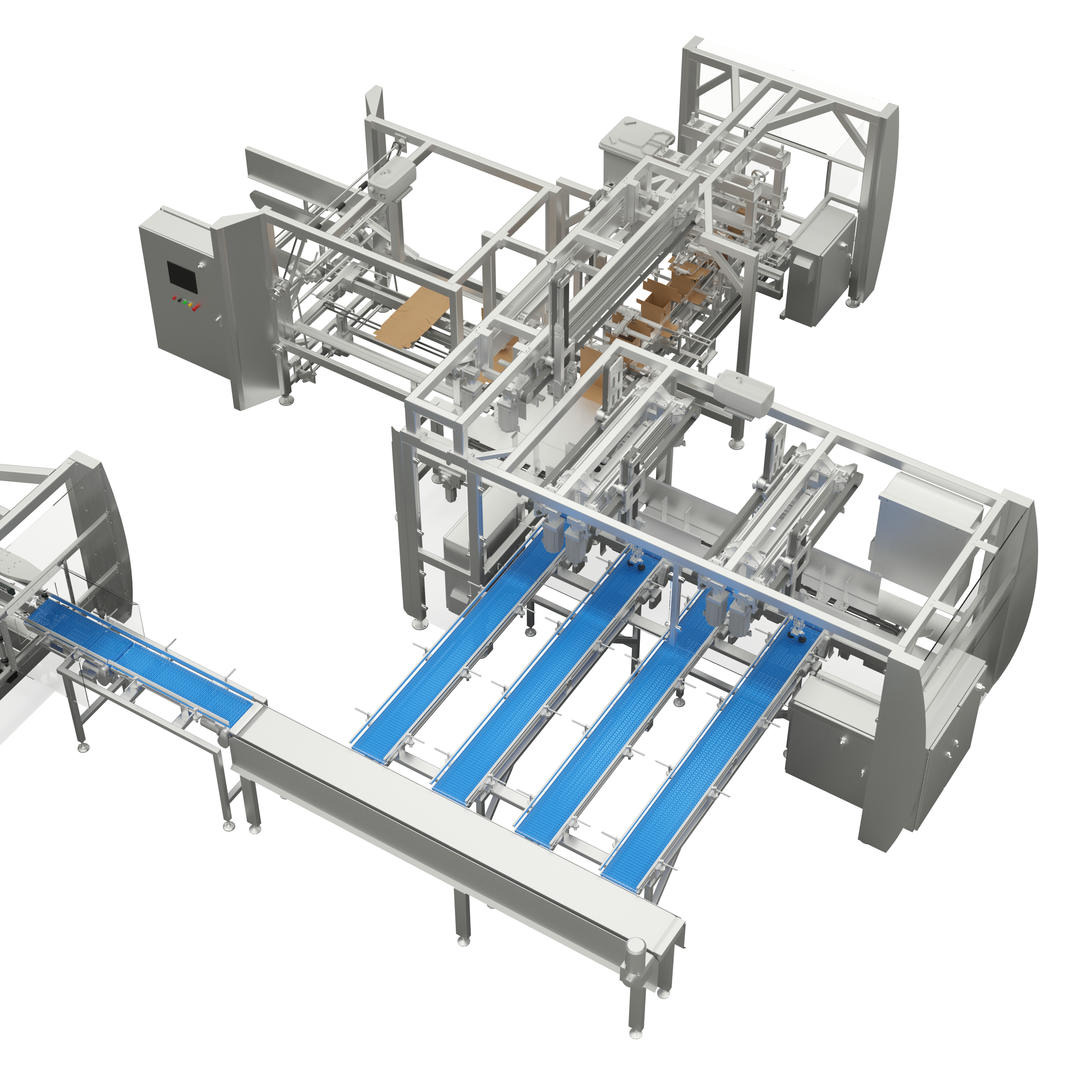 Wrap-around case packing